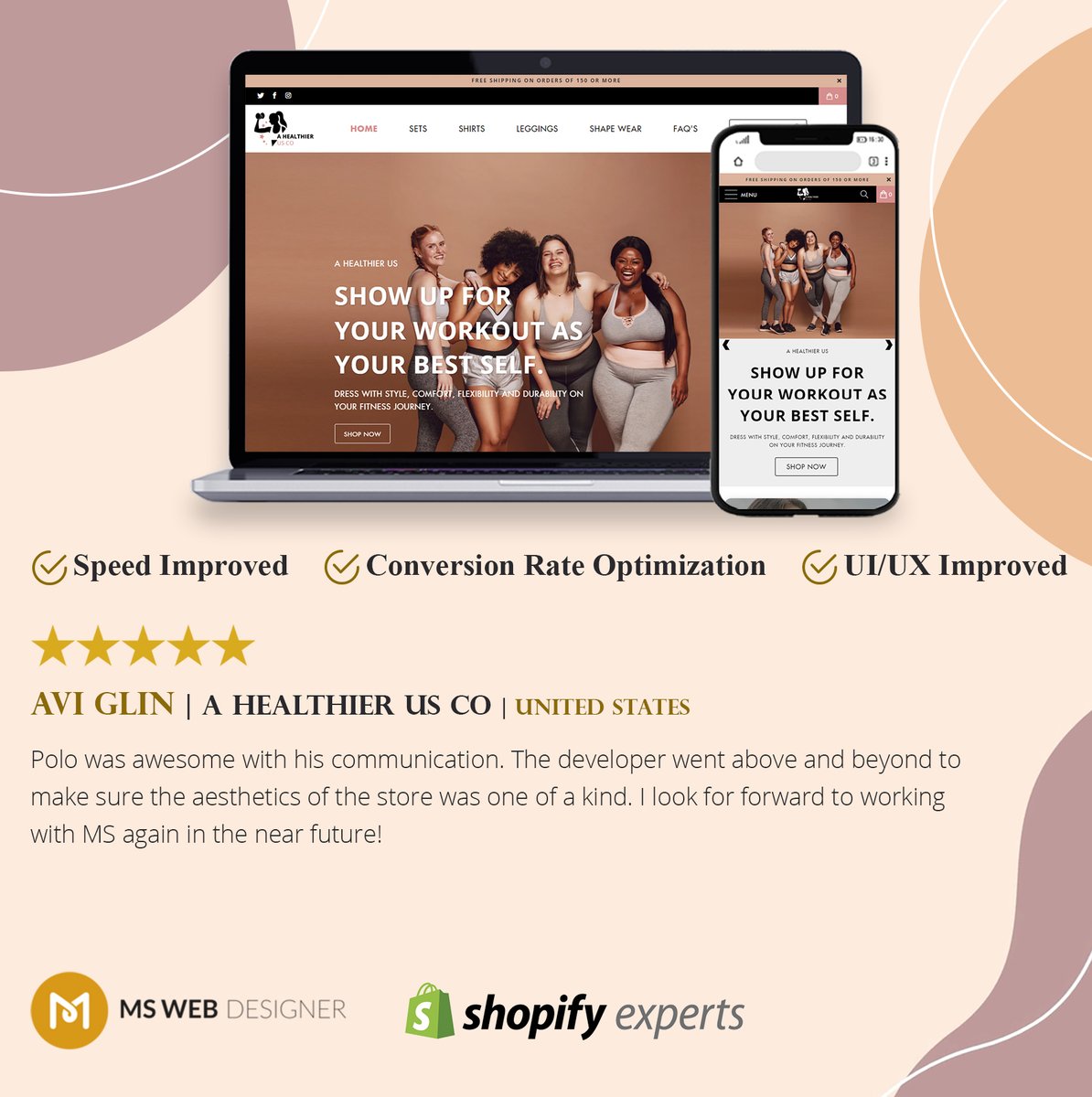 msshopifyexpert's tweet photo. Looking for a Shopify Expert who is just as passionate about eCommerce as their client?
Look no further than MS Web Designer.
Making eCommerce simpler for everyone!

#Shopify #shopifyplus #ecommerce #storedesign #testimonials https://t.co/epZXihlhwx