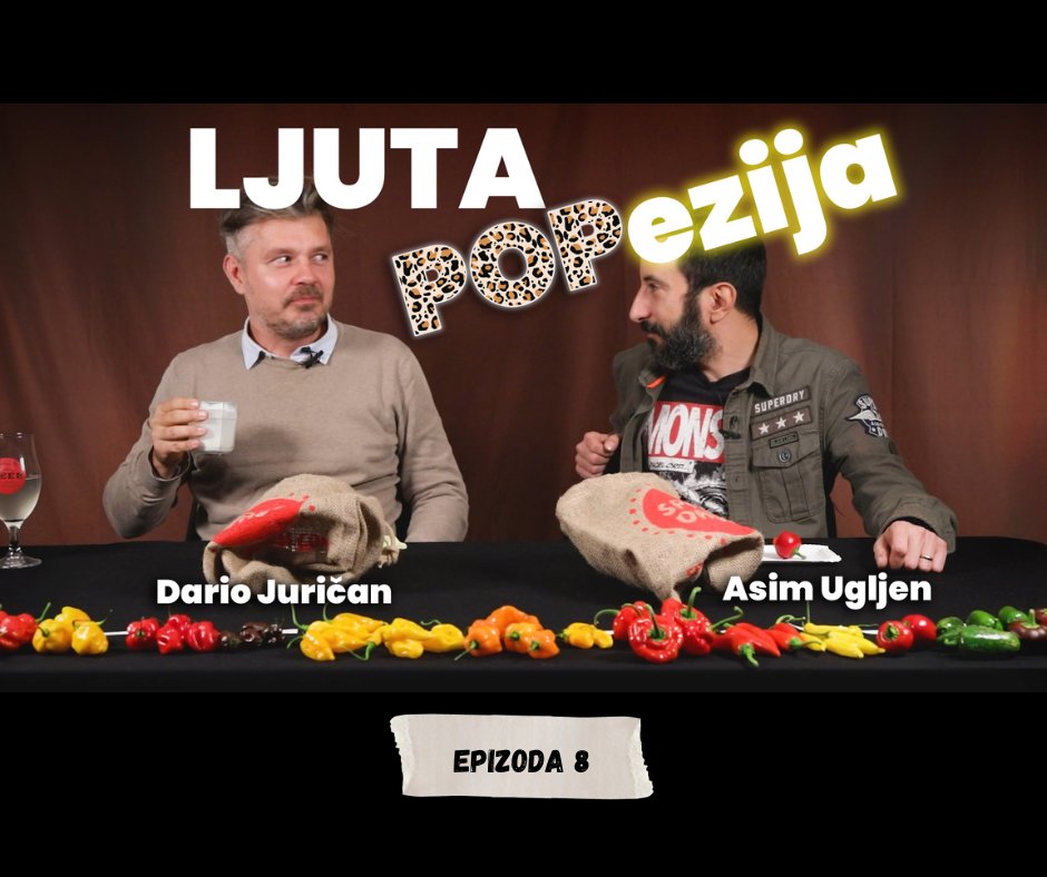 Ljuta POPezija, epizoda 8! 🎬
Naš gost u 8. epizodi je Dario Juričan aka Gradonačelnik Svemira. Uz Carolina Reapera i srušen rekord za najviše popijenog jogurta, Dario nam je ipak uspio interpretirati Magazinov "Kokolo"! youtu.be/fOlRTxgt0N4