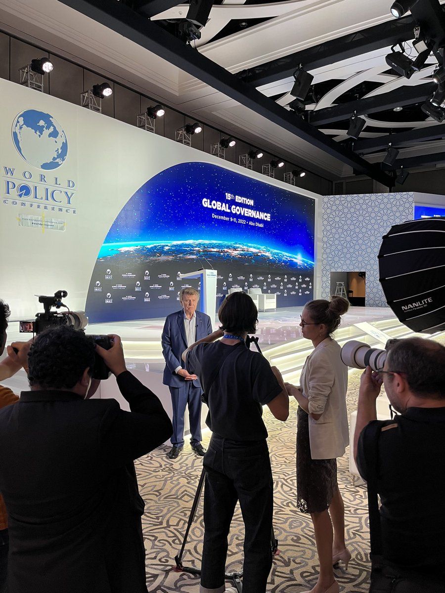 Interview of Thierry de Montbrial, chairman of <a href="/IFRI_/">Institut français des relations internationales</a> to launch <a href="/WorldPolicyConf/">WorldPolicyConf</a> 15th edition in Abu Dhabi !