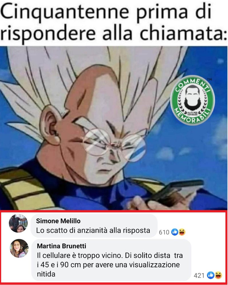 CM_Memorabili's tweet photo. Rappresentazioni più che boomerissime. #commentimemorabili #cinquantenne #continuatevoi https://t.co/uk9ejAQTxQ