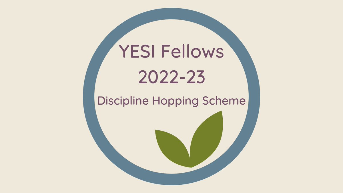 👏Congratulations to @Ella_Howes and @blockflorian who've been awarded a YESI Fellows Discipline Hopping grant titled Identifying opportunities for the ‘digital environment’. @YorkEnvironment @TFTI_UoY @UoYACT