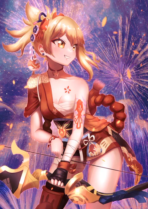 #原神 #GenshinImpact #宵宮 #Yoimiya 祭りの開始 