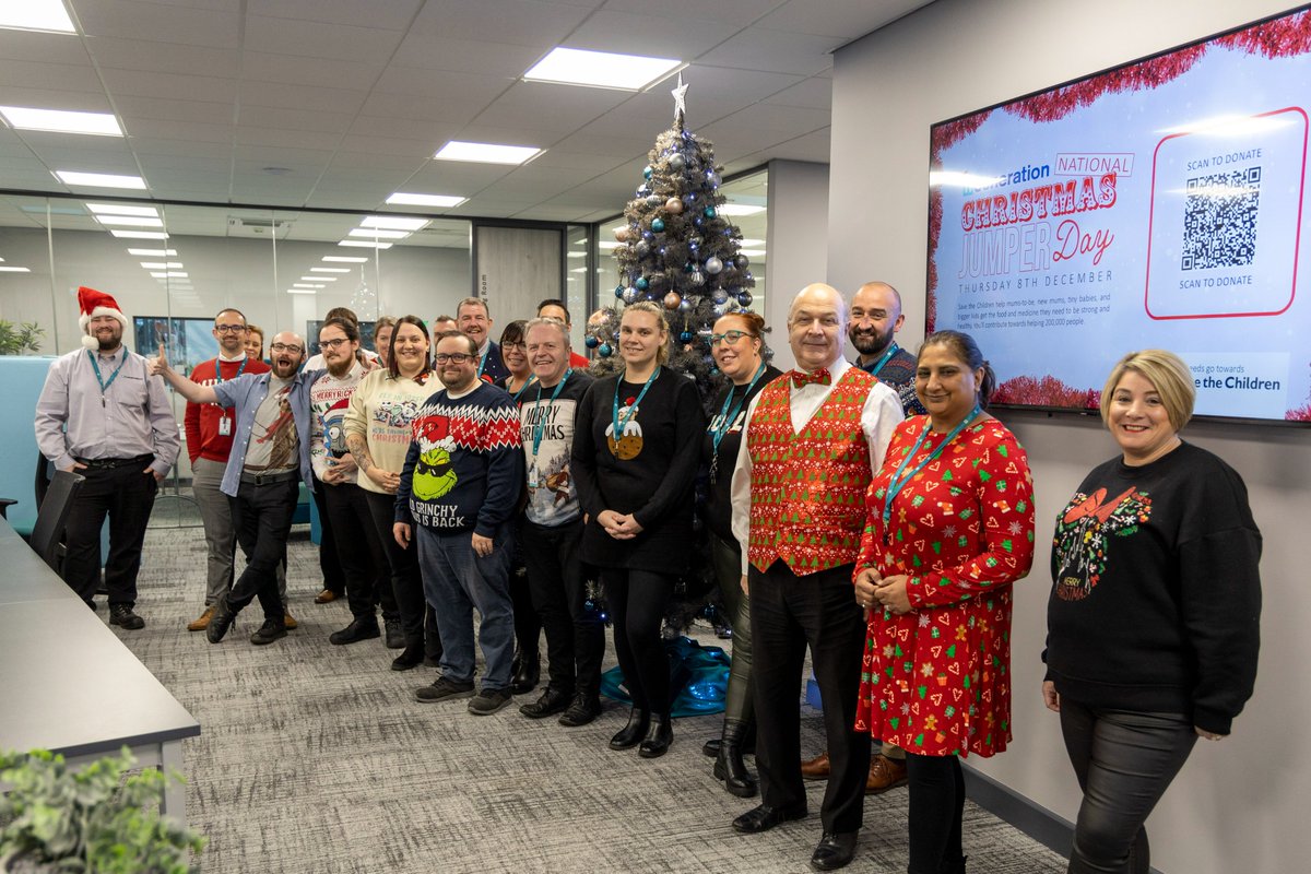 It's feeling very festive at nGeneration 🎅❄️

Well done to everyone who's participated in and donated as part of National Christmas Jumper Day; we're proud to have played our small part in raising money for Save the Children

#christmasjumperday #savethechildren #charity