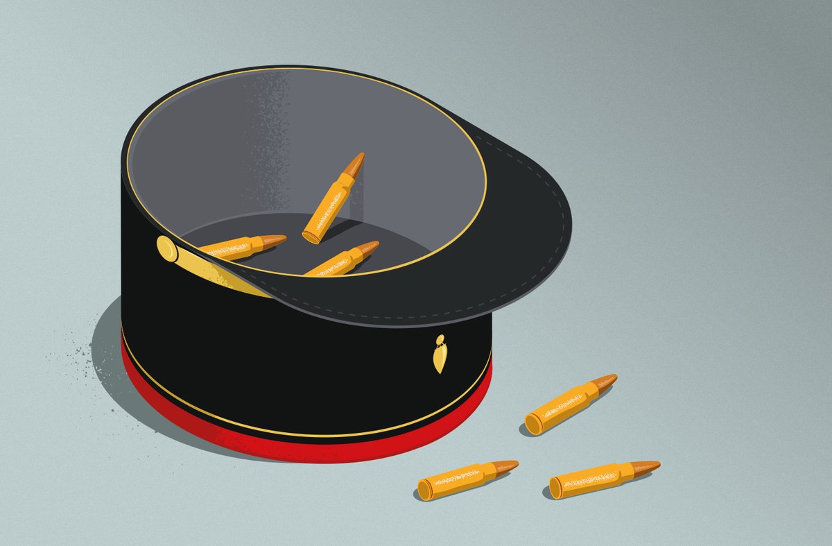 Cette semaine dans <a href="/LEXPRESS/">L'Express</a> :

La France en manque de munitions.
Pour tenir dans un conflit de haute intensité, il faut des stocks... que l’armée française doit réhabiliter, alerte une note de l’Ifri.
Merci à Serge Latil
#editorialillustration #conceptualillustration #army #ammo