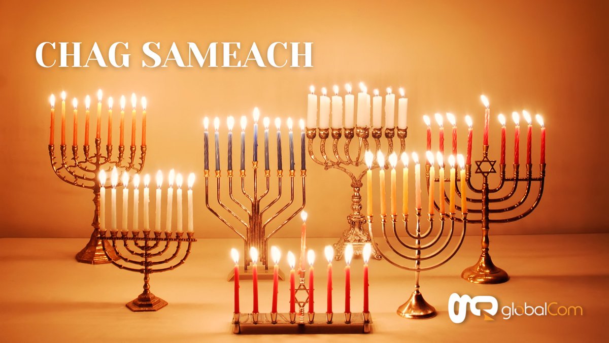 GlobalcomA's tweet photo. Chag sameach to all our Jewish clients.

May this festival bring blessings upon you and your family 🕎

#globalCom #KeepingFamiliesConnected #HappyHanukkah #HanukkahCelebrations #ChagSameach https://t.co/AbiLWfJEvk