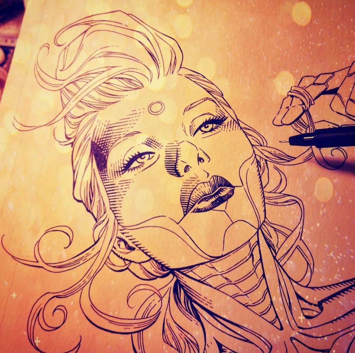 The #B0T1K4 pencilled by Jim Cheung is the greatest thing to happen to art since, well, art.

#TakeThePill #EY3K0NAnthology