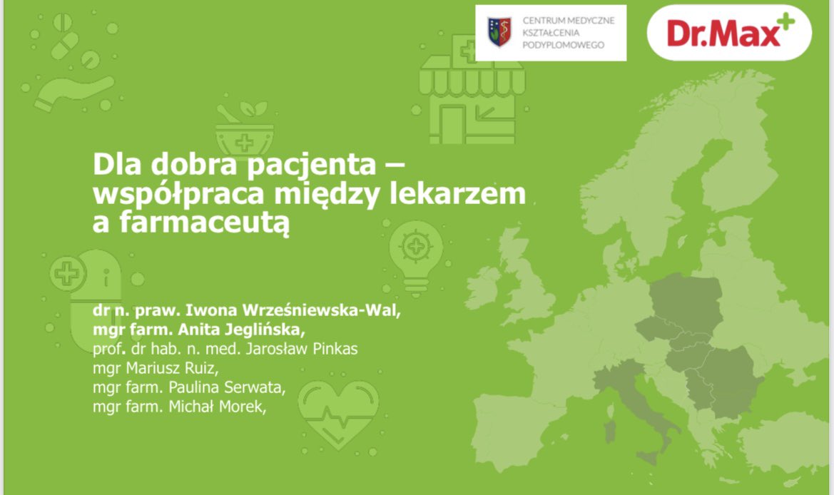 AJeglinska's tweet photo. 93% lekarzy i 98% farmaceutów pozytywnie wypowiada się za potrzebą współpracy - to wynik badania przeprowadzonego we współpracy #CMKP i #drmax
@PinkasJJ
#opiekafarmaceutyczna https://t.co/E19dLMiMLR
