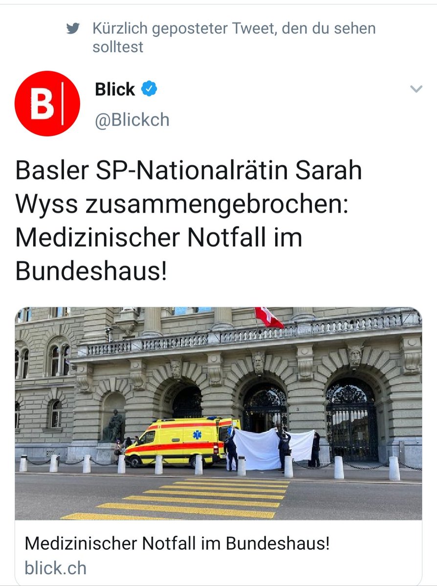 Wie seit me so schön.
Au Politiker müend gnue ässe, trinke, schlofe und usrüehle