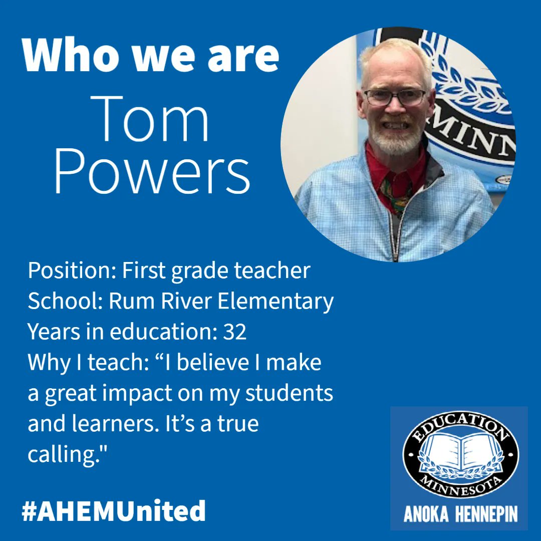 How did a teacher impact you?  #weareAHEM #AHEMunited