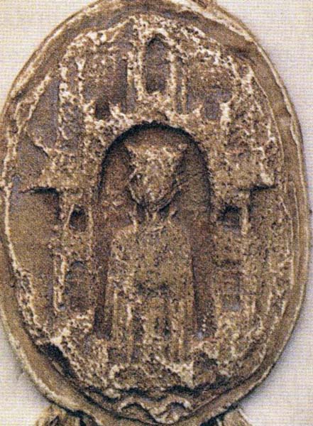 Seal of Princess Ingeborg of Sweden, taken from https://en.wikipedia.org/wiki/Ingeborg_Eriksdotter_of_Sweden#/media/File:Ingiburga_of_Sweden_(1210s)_seal.jpg