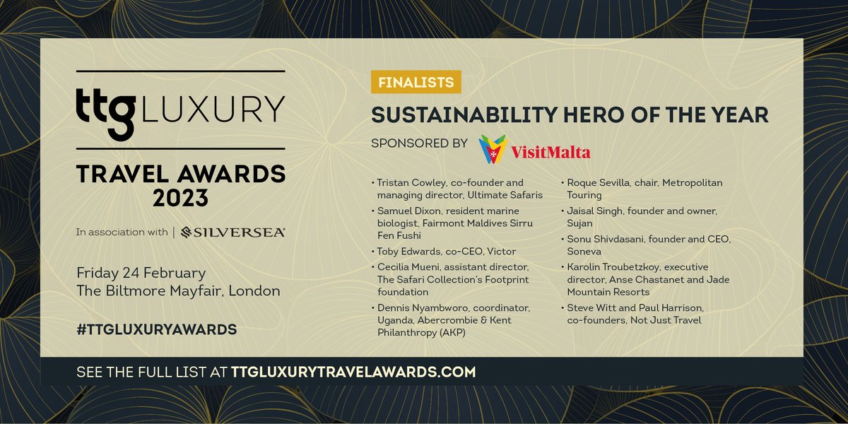 We’re incredibly proud to announce that our co-CEO @TobyJEdwards has been shortlisted for @TTGMedia's Sustainability Hero of the Year award. Toby has been the driving force behind Victor’s #SAF partnership with @NesteGlobal. #sustainableleadership #luxurytravel #ttgluxuryawards