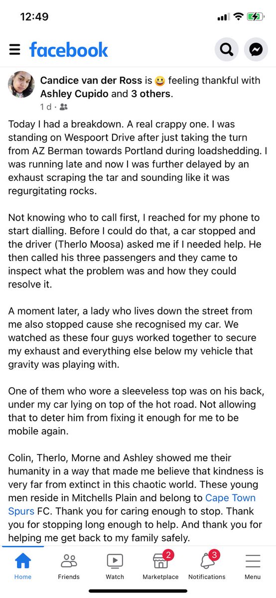 CapeTownSpursFC's tweet image. Cape Town Spurs would like to thank the above-mentioned Urban Warriors for their heartfelt effort. 

We instill these human values to all our players, especially the youth.

Read more: capetownspurs.co.za/2022/12/08/urb…