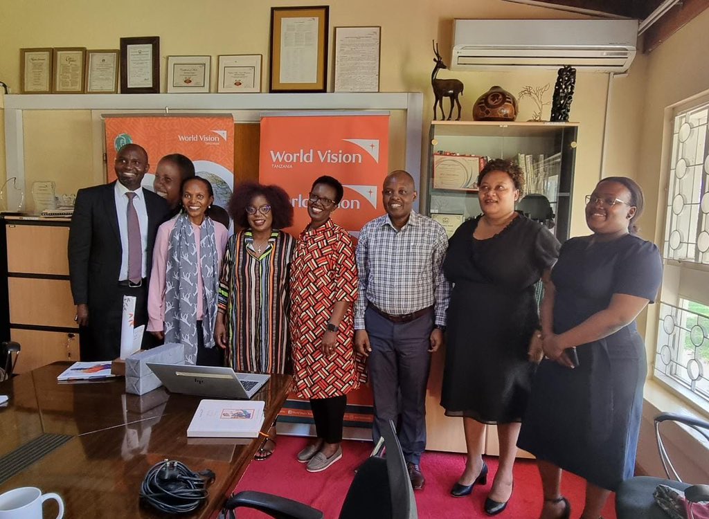 lilian_dodzo's tweet photo. Today paid a visit to @WV_tanzania where I met with the Interim National Director James Ang’awa Anditi and his senior leadership team. WVT has declared FY23 their ‘Year of Visibility &amp; Impact’ for the wellbeing of millions of Tanzanian children @WorldVisionEARO https://t.co/cCRsnHHj0j
