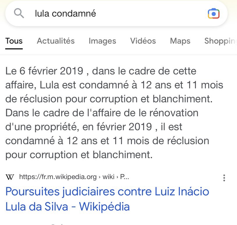 CaillonWin's tweet photo. @Heramacronard @Lycrem2 Aussi impressionnante que son voisin d'à coté, le President #Lula, condamné à 12ans de prison il y a 3ans, et pourtant president du Bresil de nouveau
On appelle cela des condamnations politique pour les empecher de se presenter, vu qu'à chaque fois ils gagnent
#procespolitique https://t.co/eJ28lSKsVL