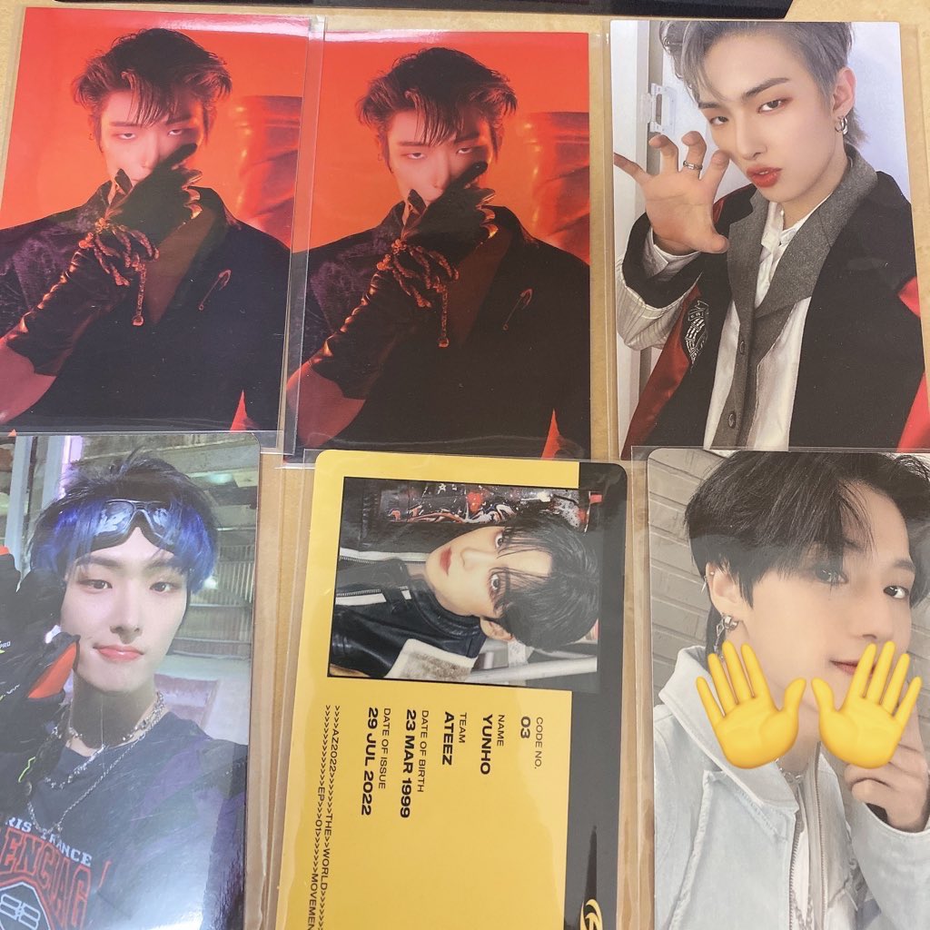 s___y_24's tweet photo. ateez トレカ 交換

譲 画像1.2.3枚目

求 ヨサン(画像３枚目優先)

⚠️サンの個別CDはウヨンに交換して頂ける方優先です🙏🏻

⚠️複数まとめて交換していただける方を探しております

郵送でのお取引希望です📮
異種交換🙆🏼‍♀️

なんでも検討しますので画像とともにお気軽にリプお願いします🙇🏼‍♀️ https://t.co/8Qei40ZS4B