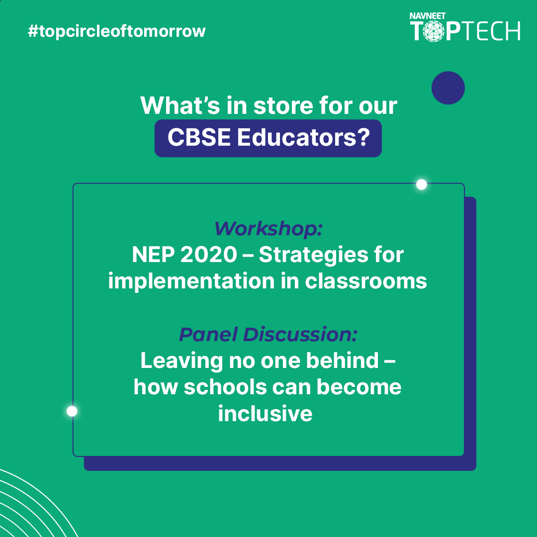 navneettoptech's tweet photo. The #NAVNEETTOPTECH #TopCircleConclave is back! 

We’re coming #Surat to connect with the #CBSE educators with our insightful and interactive workshop and panel discussion on the 10th of December.
We hope to see you there!

#Navneet #TopCircle #Conclave #Education #CBSE #Teachers https://t.co/gHcI4NkS8W