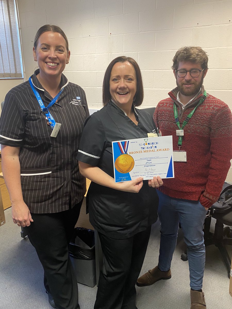 Tracey Bitters (@bitterstracey) on Twitter photo Delighted to give the new hospital programme team a Bronze medal for the new concept ward. Planning and co-producing an environment to support reconditioning of patients <a href="/ReconGamesUK/">ReconditionTheNation</a> <a href="/JamesPagetNHS/">JPUH NHS FT</a> <a href="/SegasbyJo/">Jo Segasby</a> <a href="/mrpaulcmorris/">Paul morris</a> <a href="/JackyCopping/">Jacky Copping MBE</a> <a href="/HelenAshby3/">Helen Ashby</a> Delighted to give the new hospital programme team a Bronze medal for the new concept ward. Planning and co-producing an environment to support reconditioning of patients <a href="/ReconGamesUK/">ReconditionTheNation</a> <a href="/JamesPagetNHS/">JPUH NHS FT</a> <a href="/SegasbyJo/">Jo Segasby</a> <a href="/mrpaulcmorris/">Paul morris</a> <a href="/JackyCopping/">Jacky Copping MBE</a> <a href="/HelenAshby3/">Helen Ashby</a>