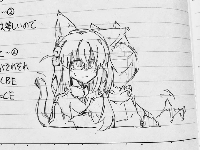 授業中らくがきしたやつ 