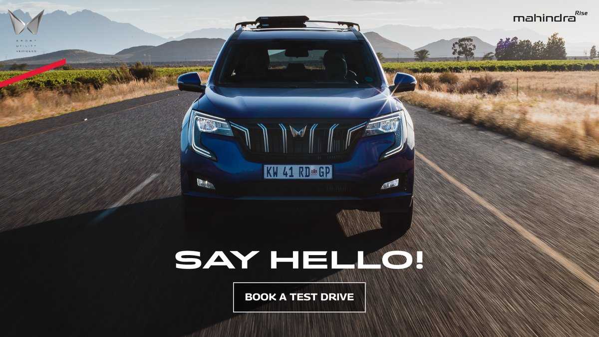 Mahindra South Africa on Twitter "Are you ready? Endless exploring is just one click away. Book