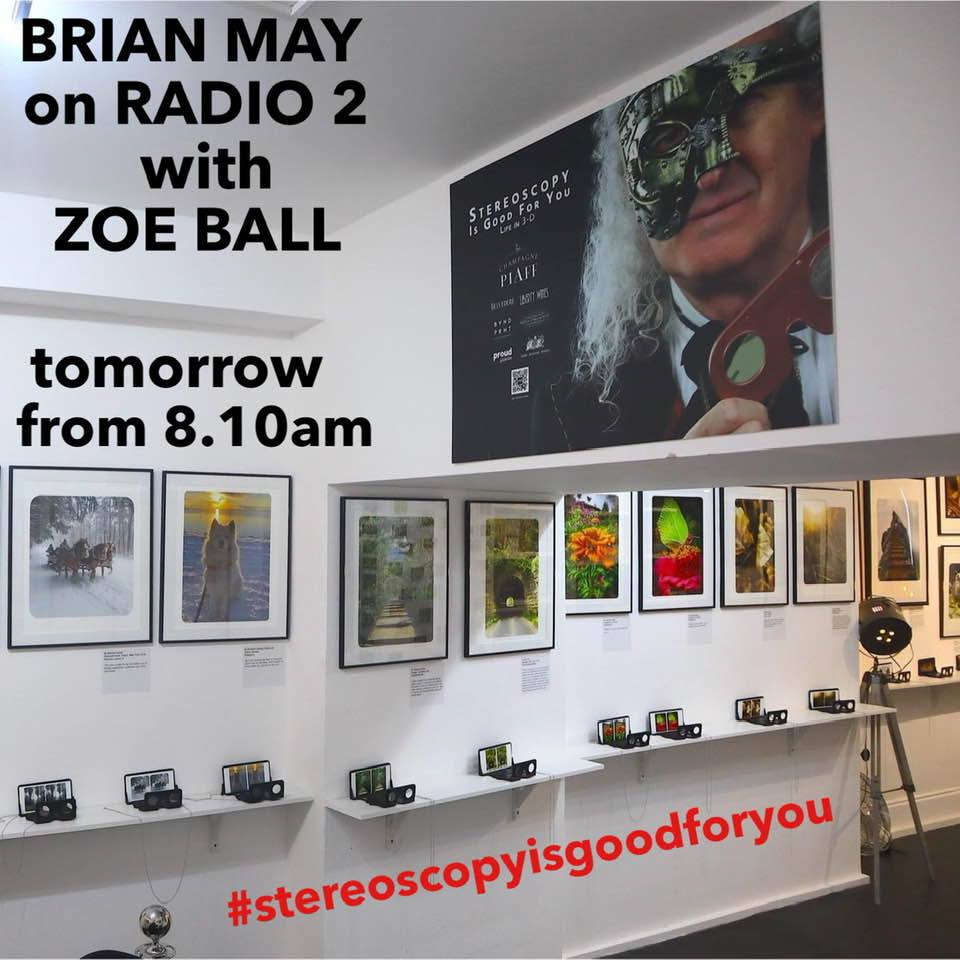 londonstereo's tweet photo. Ahead of Brian’s first book signing since the pandemic @proudgalleries, he will be on R2 Zoe Ball bright and early tomorrow from 8.10am to discuss all things Stereoscopy Is Good For You. Set your alarm for a great chat to wake to! AND to see you at the signing at 
noon :-) https://t.co/arajVK5yhM
