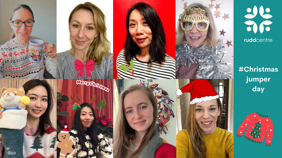 Wear your festive jumper for a great cause! Happy #ChristmasJumperDay from the Rudd Centre team! 🎄