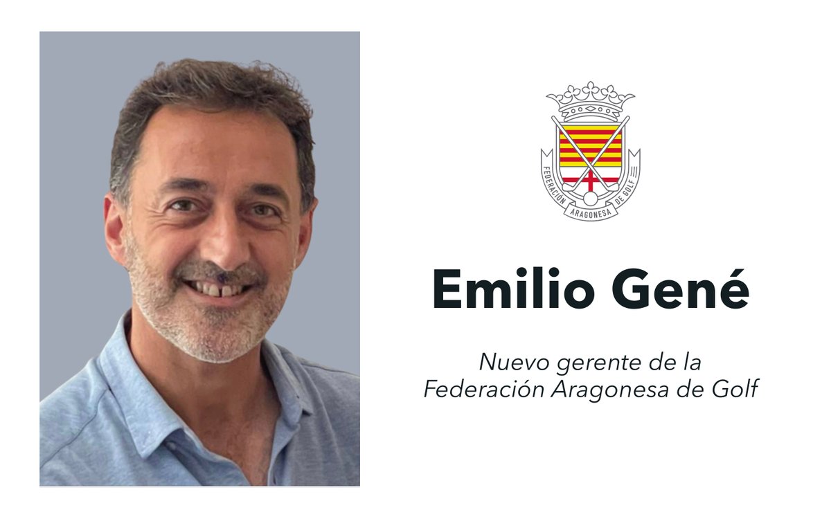 Emilio Gené, nuevo gerente de la Federación Aragonesa de Golf ⛳️

➡️ Noticia completa: aragongolf.com/noticias/detal…