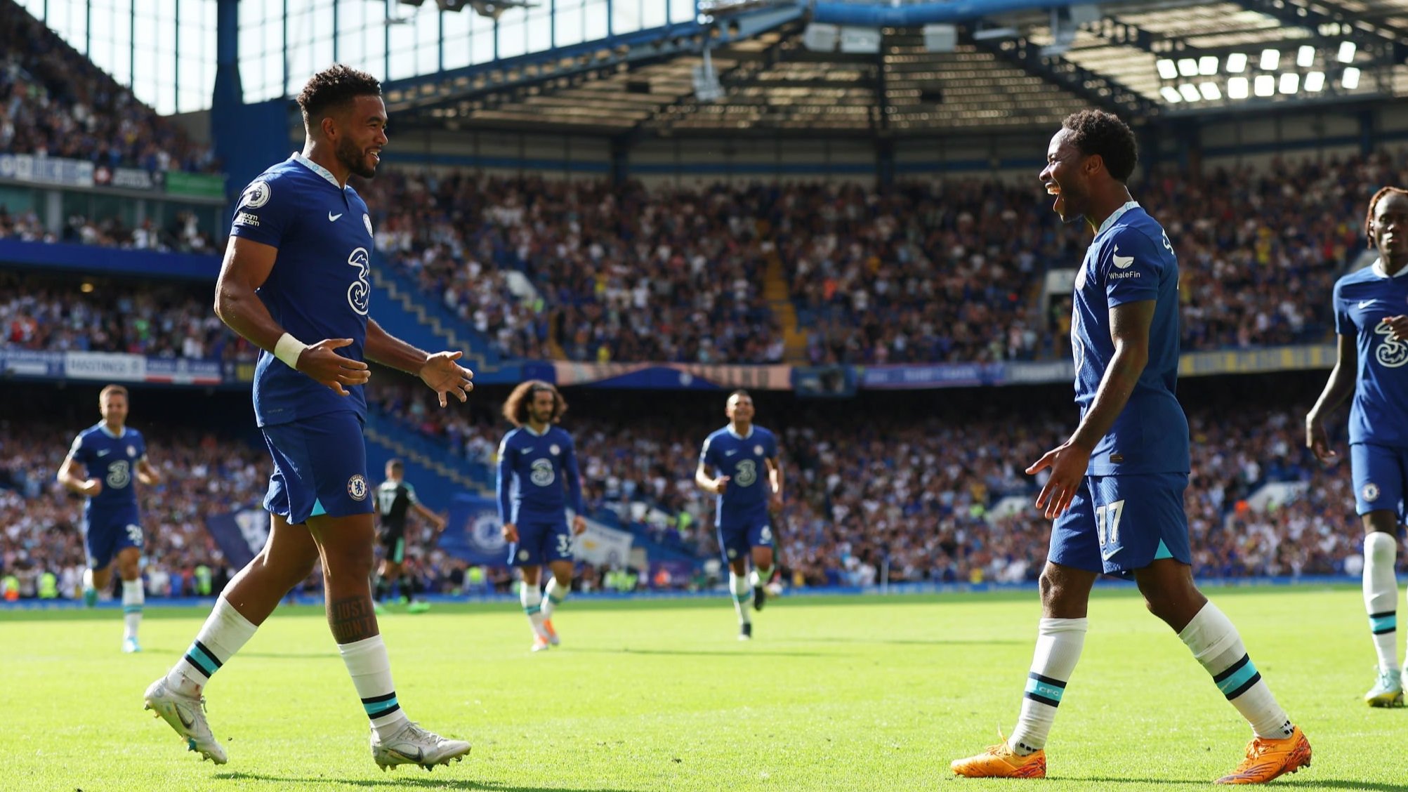 Happy birthday to both Reece James and Raheem Sterling.

Hope we get to see them link up again soon. 