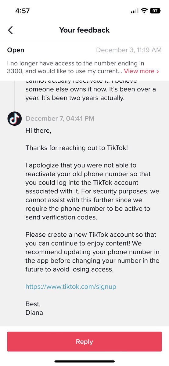 PnkKitsune's tweet photo. And now my only option is to start a new tiktok account. #TikTokMakesThingsTooHard #FixMyAccount https://t.co/2qUxE0Zmht
