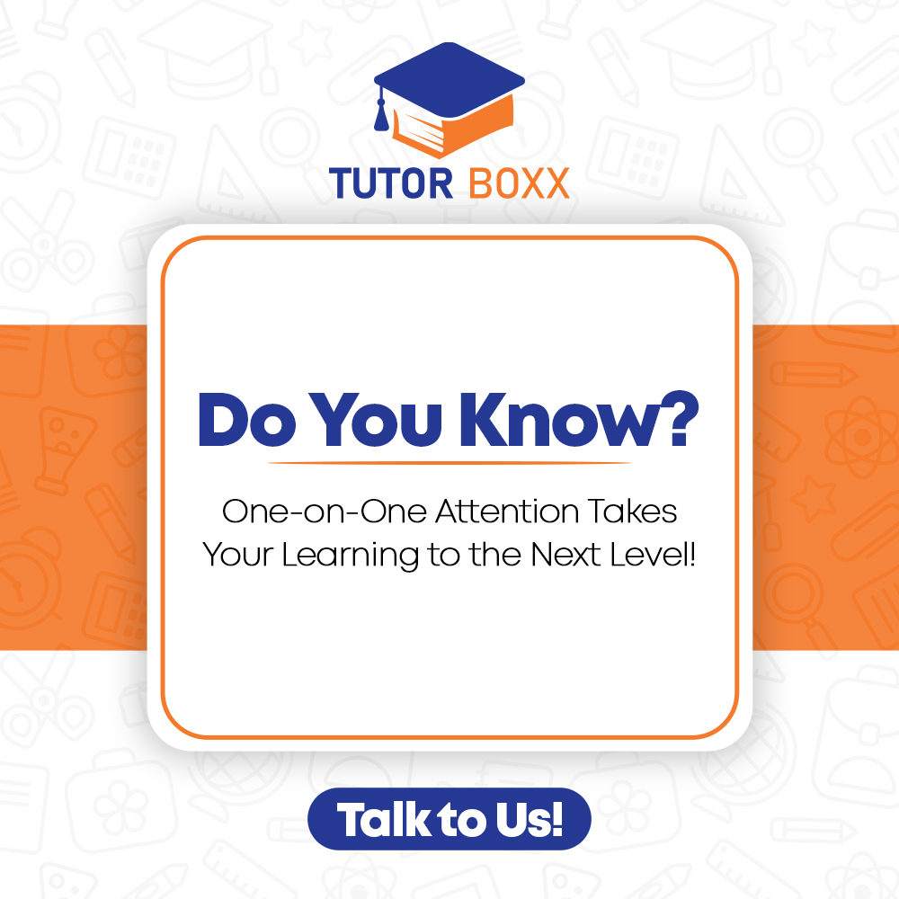 Unlike a large classroom setting, our tutoring services provide customized attention and support tailored specifically to your needs. As a result, you can learn more effectively and retain information for longer.
Talk to Us!

#oneononelearning #tailoredlearning #effectivelearning