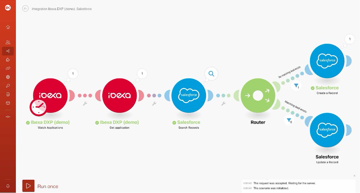 ibexa_co's tweet photo. Our low-code iPaaS, Ibexa Connect, helps you eliminate data silos and accelerate your digital transformation by automating business processes and connecting all your favorite apps. Learn how to automate your business in just a few clicks and no coding: https://t.co/zzXJgBYhby https://t.co/vPRb3XRcuH