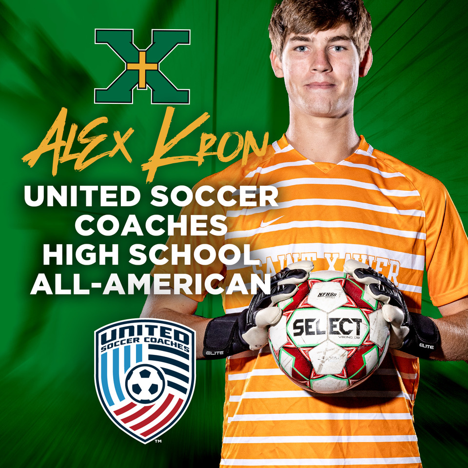 Congratulations to senior goalkeeper Alex Kron! He was the only male player from Kentucky and one of four goalies to be recognized. #WeAreStX