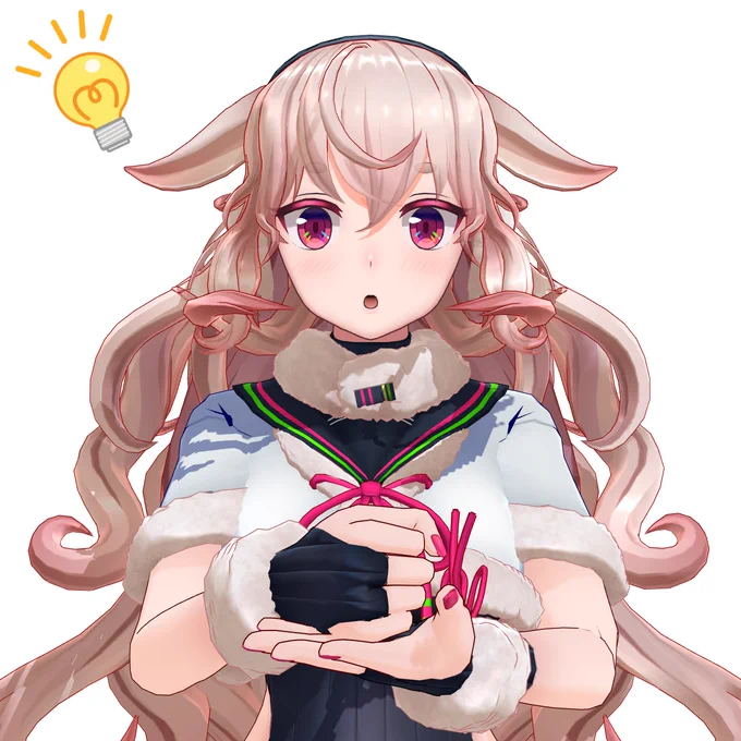なにかを閃いためめめちゃん#もこ田めめめ#めめアート<(C)Appland, Inc.> 