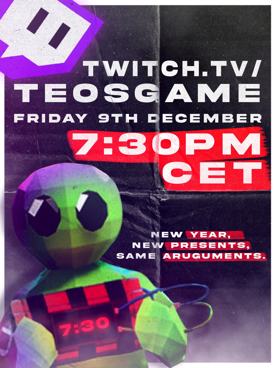 TeosMemes's tweet photo. BATTLE OF THE BOIS 2 kicks off TOMORROW at 7:30PM CET! 

New year, new presents, same arguments. https://t.co/Kqp16T06OJ