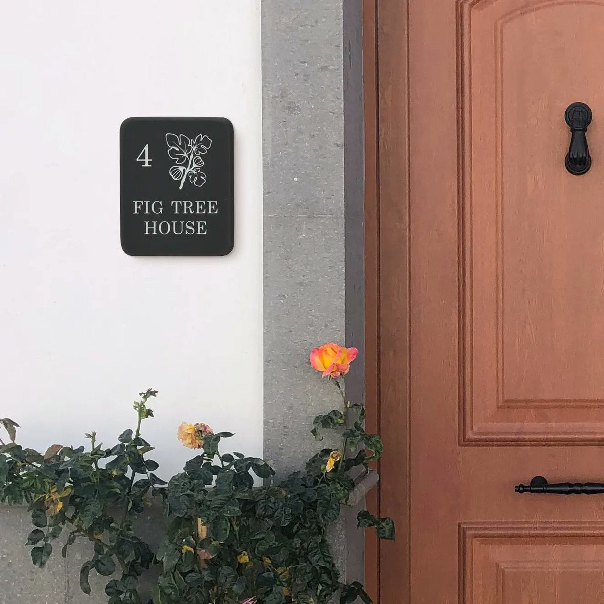 We have a range of techniques to create varying finishes on our stones 🔨 

This beautiful Welsh Slate house plaque has been finished with rounded edges and a clean white enamel finish to compliment the Stone perfectly.

Contact us today at hello@stonesign.com ✉️