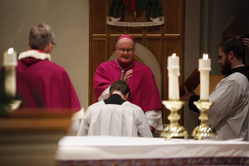 BishopPMcKinney's tweet image. A most prayerful celebration in the Cathedral of 1st Vespers on the eve of the Feast of the Immaculate Conception of Our Lady, co-patron of the diocese. 4 Chapter Canons were installed &amp;amp; 2 Honorary Canons. Congratulations to each of them! #service #CathedralChapter