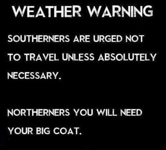 HaltonHour's tweet photo. Just in case you had not noticed, it is a tad nippy out there today. I had to put on an extra layer for the cycle over the bridge...

🚴‍♀️ And for my sanity - cyclists PLEASE put some lights on and not wear black clothes in pm rush hour traffic 😱😱
#abitcold https://t.co/L9a3heRvbS