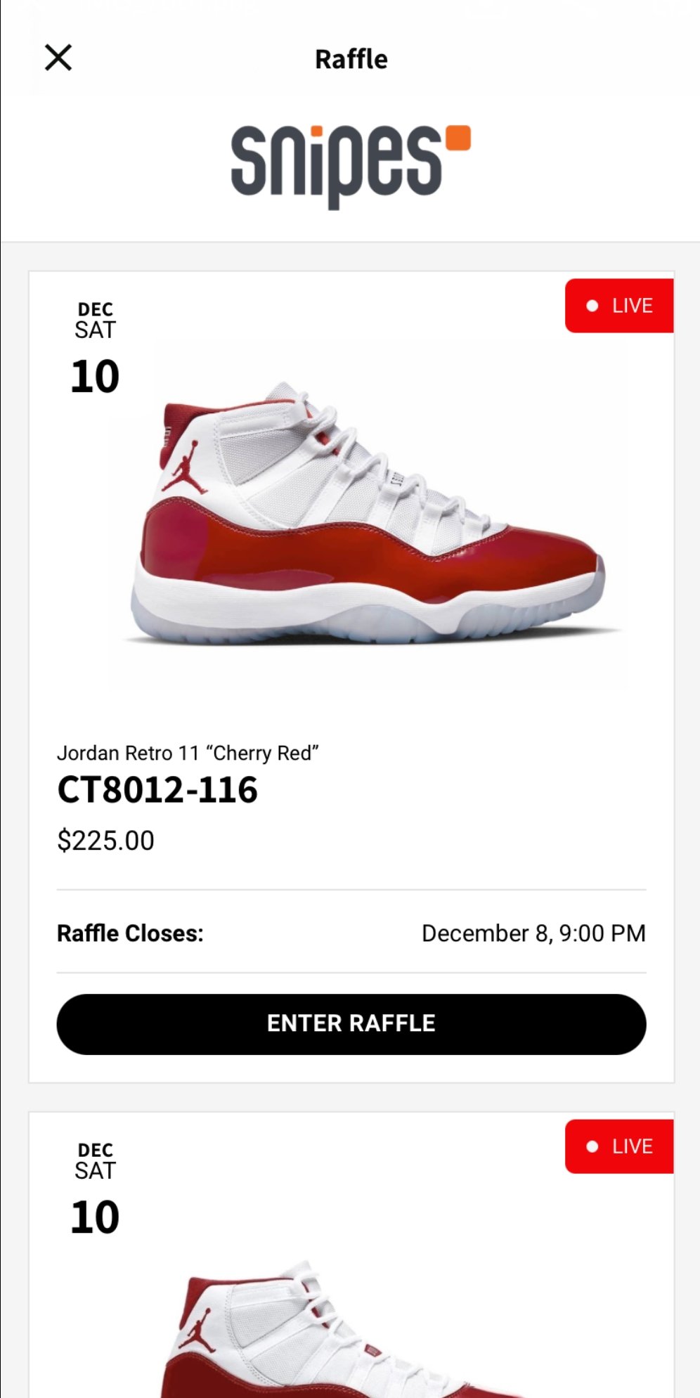 raffle cherry 11s