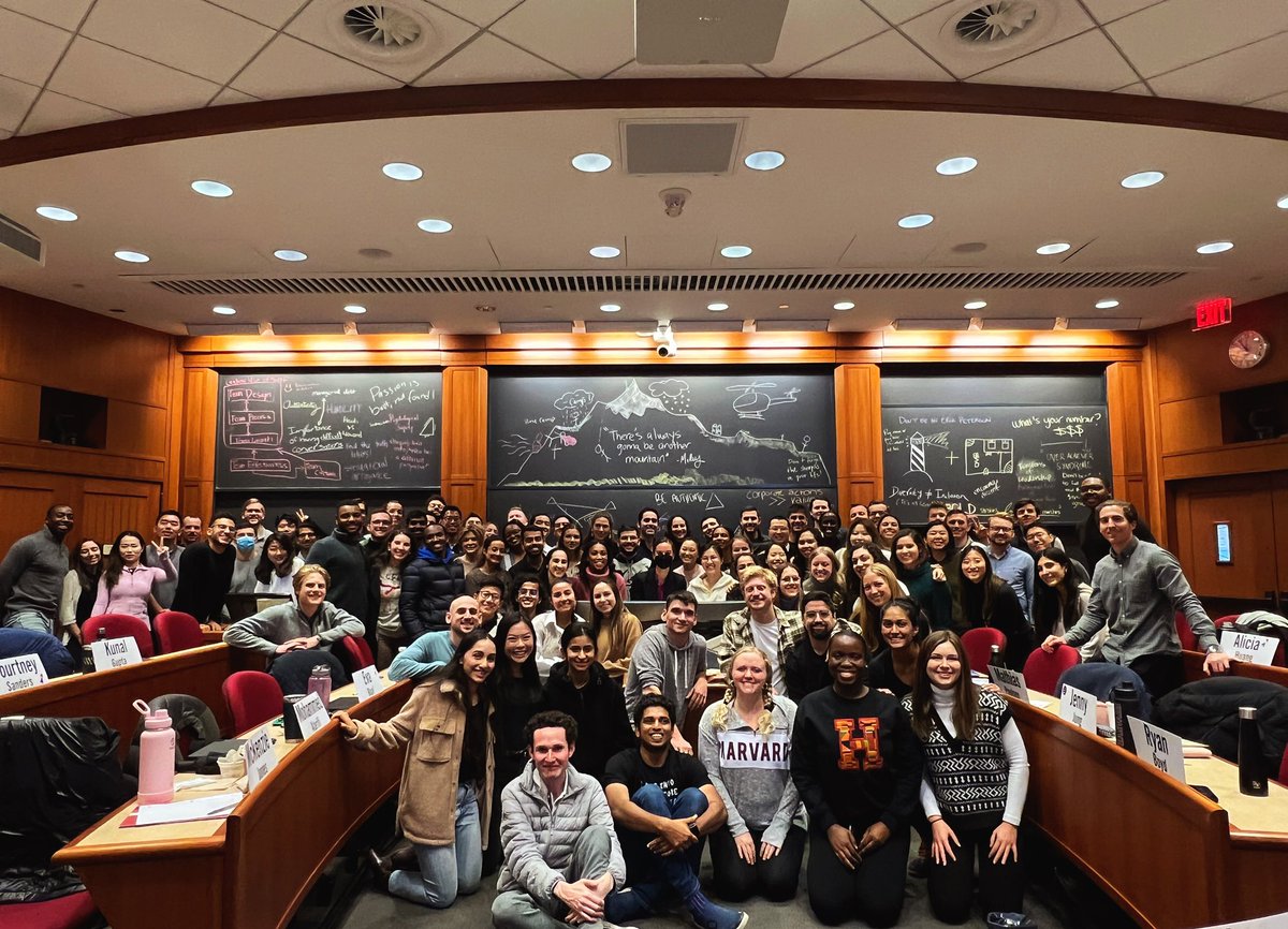 Just wrapped up my very first semester teaching MBAs @HarvardHBS. Thank you Section B, what an honor to be part of your leadership journey. You are the future leaders our world needs, and I look forward to seeing the difference you'll make in it! #harvard #harvardbusinessschool