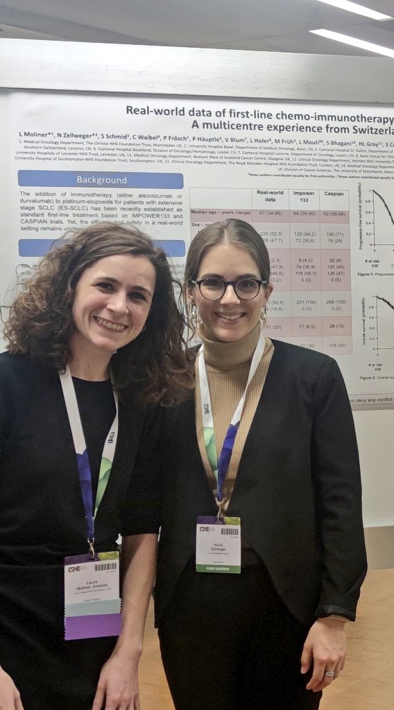 Presenting our UK-Switzerland collaboration in #SCLC at #ESMOImmuno22