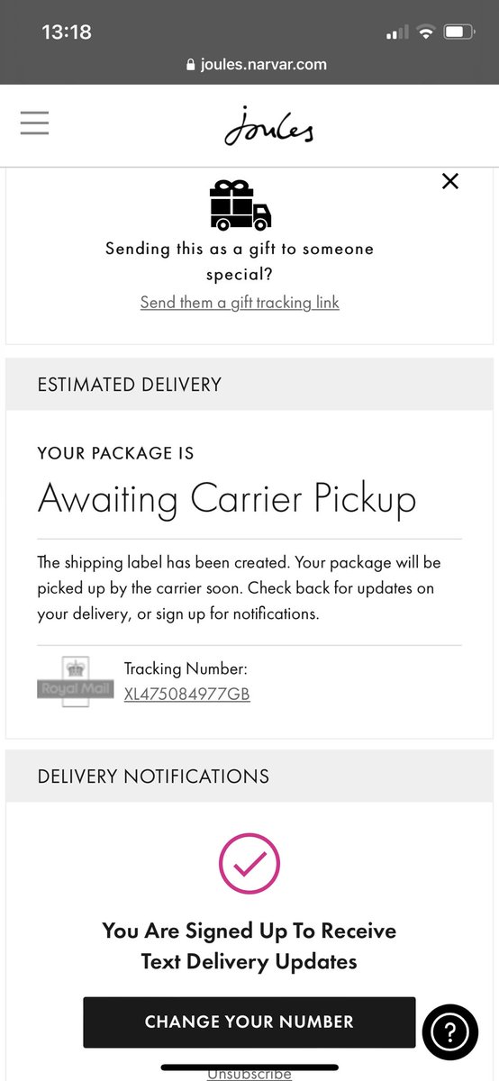 Jephron1's tweet photo. @Joulesclothing I’ve emailed but not had a reply so can you let me know what’s going on with this order? I also cannot DM you for some reason. It’s been like this since 30th Nov https://t.co/p48lWhJMHR