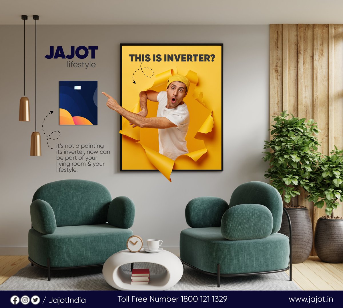 JajotElectronic's tweet photo. Jajot Inverters run your home on the solar power supply and save on Monthly electricity expenses. Utilize your roof and energize your home with the power of the Sun and the performance of Jajot Solar Inverters.

#JajotForYou #ApniWaliFeeling #JajotForYourHome #JajotHomeAppliances https://t.co/i4bPgjkDqx