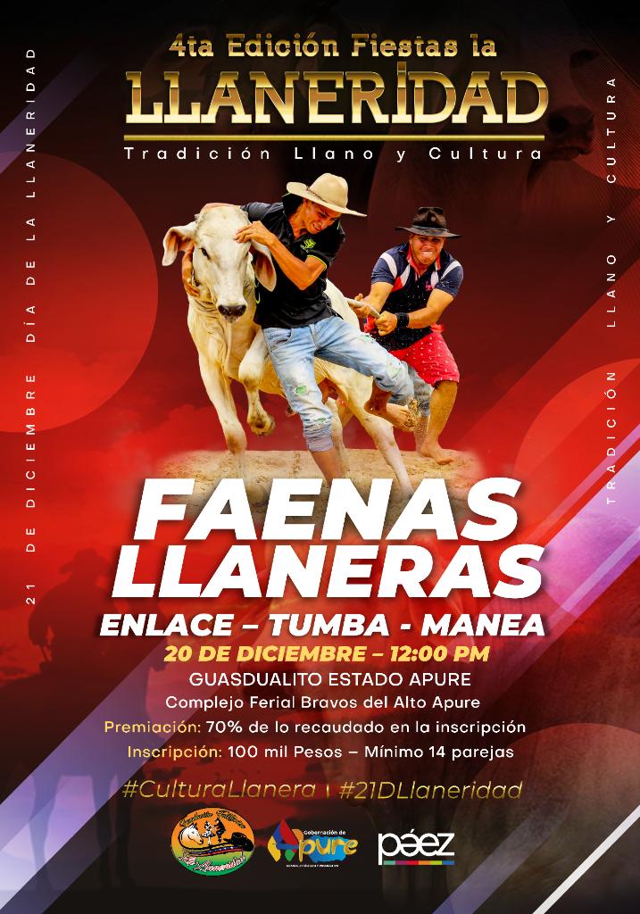 GonzAlbar2's tweet photo. Del 16 al 21 de Diciembre, Guasdualito celebra las Fiestas de la Llaneridad, como un homenaje a los hombres  y mujeres de esta majestuosa tierra. https://t.co/h4ZvdKSLW8