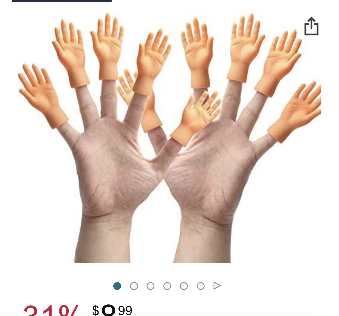 Rayc4500's tweet photo. @Rwlshmakeup This reminds me of those weird finger puppets of hands. https://t.co/YBHc5W0yyF