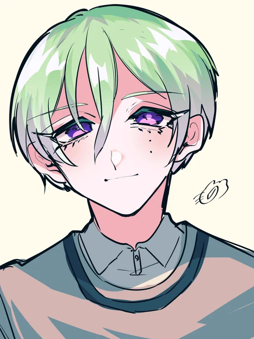 フォロワーが狂ったように風早くん描いててサブリミナル効果で描きたくなった図 