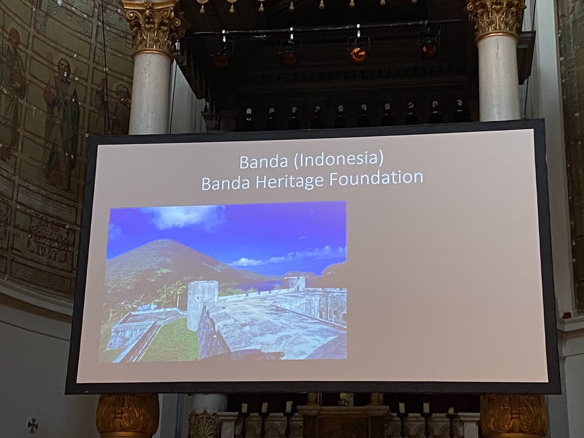 Meeting in #DeDuifAmsterdam of the Dutch Trading Post Network Asia: Jakarta, Ternate, Ambon and Banda are members of the Network. Representatives exchange knowledge on keeping and restoring formal Dutch heritage <a href="/DutchCulture/">DutchCulture</a> <a href="/NLinIndonesia/">NL Embassy Indonesia</a>