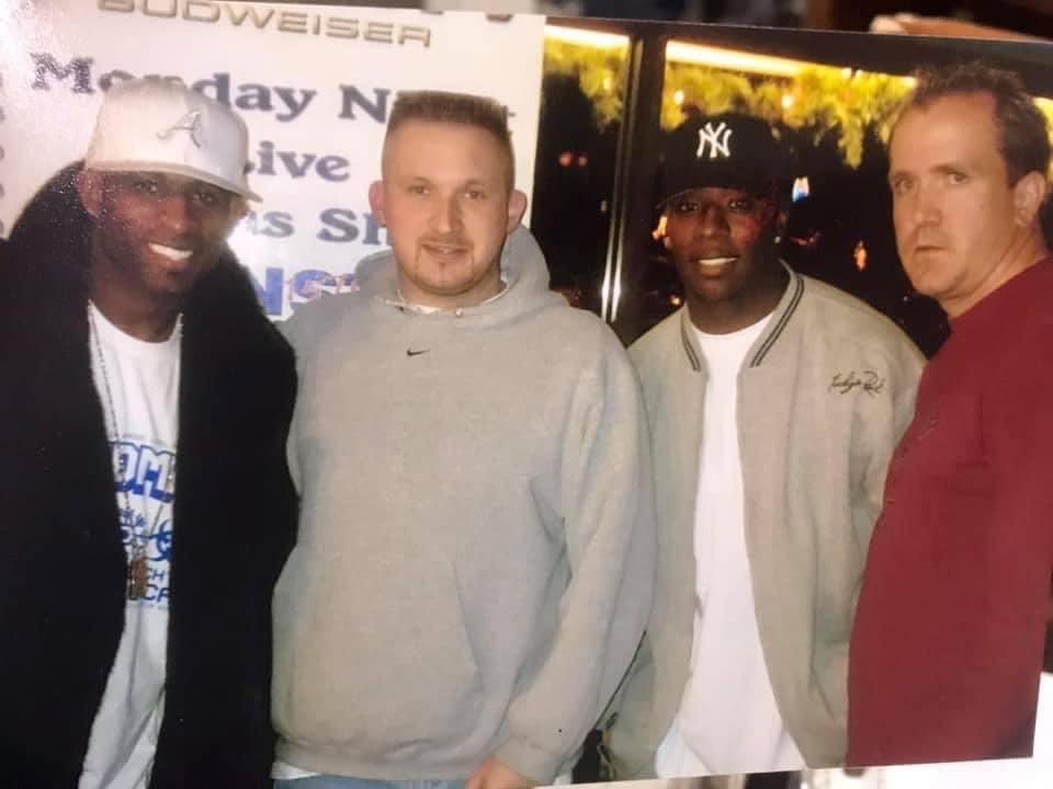 cdwill77's tweet photo. The time @DeionSanders did radio show with us in Baltimore. His ride that night was @KSlash10 who is one of biggest stars in @CUBuffsFootball history. #funnyhowthingsworkout https://t.co/4g9tvejdFg