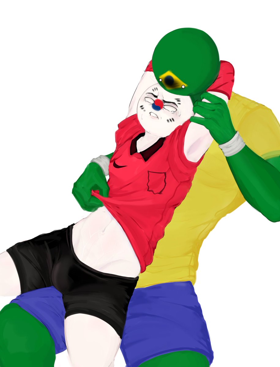 allyzito!🔞 on X: hehare you ready Brazil?~ // 🇧🇷0×1🇸🇳  #countryhumansnsfw #CountryHumans #countryhumansbrazil   / X