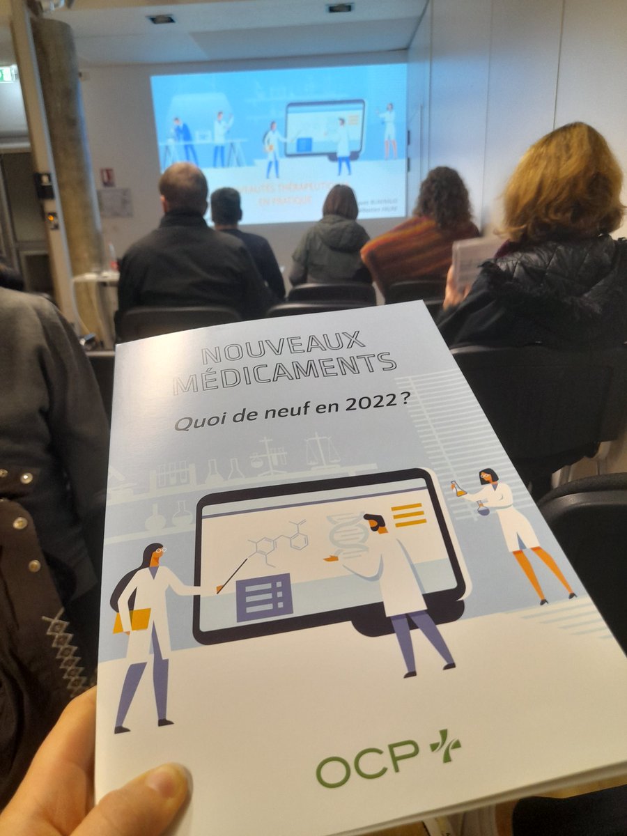 L'<a href="/AAEPSditeH2S/">AAEPS dite H2S</a> était présente à la soirée @OCPetVOUS pour parler des "nouveaux médicaments" animé par <a href="/seb_faure/">𝕊ⵉƁ𐤠ⳜƬƖƸƝ 𝓕🅰️UᖇΞ 🇺🇦 🇪🇺</a> 

Y etait presenté de nouveaux #mab, avenir de nos #traitements, leur mécanismes et indications pour la #dispensation au comptoir🧪

Merci pour ce temps enrichissant