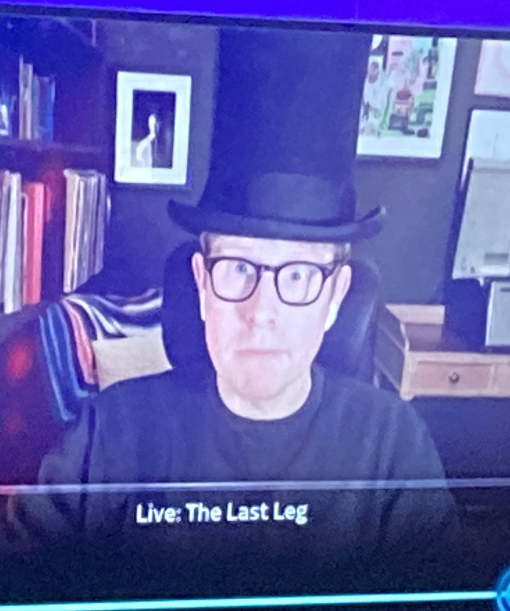 jezw69's tweet photo. @TheLastLeg #isitok that @joshwiddicombe is a Shamen tribute act #ebeneezergoode https://t.co/4FwsVR9z1s