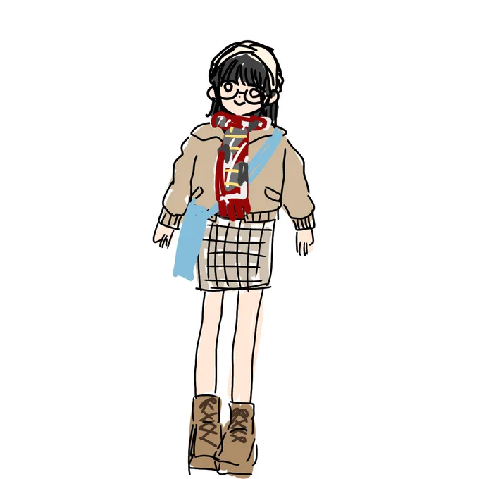 服に迷う度絵を描くタイプ 